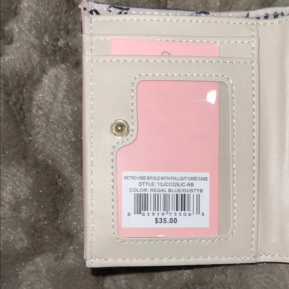 Juicy Couture Navy and Pink Wallet NWT - Picture 4 of 11